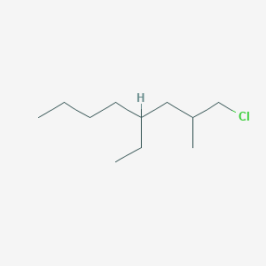 1-Chloro-4-ethyl-2-methyloctane