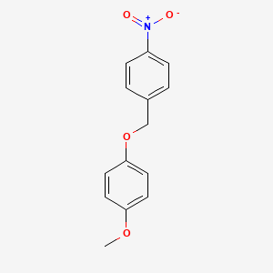 molecular formula C14H13NO4 B1363408 1-甲氧基-4-[(4-硝基苄氧基)苯基]苯 CAS No. 100867-08-1