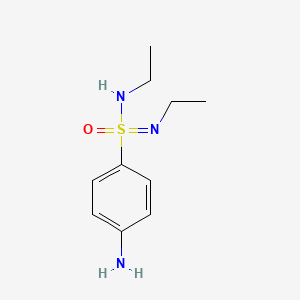 4-amino-N,N-diethylbenzene-1-sulfonoimidamide