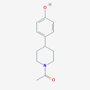 B136341 1-[4-(4-Hydroxyphenyl)piperidin-1-yl]ethan-1-one CAS No. 149354-13-2