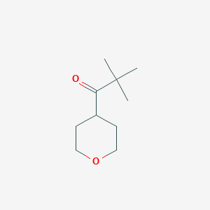 2,2-Dimethyl-1-(oxan-4-yl)propan-1-one