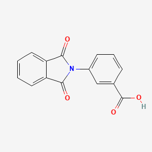 molecular formula C15H9NO4 B1363413 3-(1,3-Dioxo-1,3-dihydro-isoindol-2-yl)-benzoic acid CAS No. 40101-51-7
