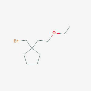 1-(Bromomethyl)-1-(2-ethoxyethyl)cyclopentane