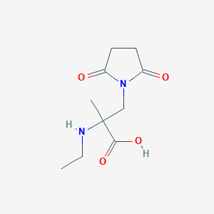 3-(2,5-Dioxopyrrolidin-1-yl)-2-(ethylamino)-2-methylpropanoic acid