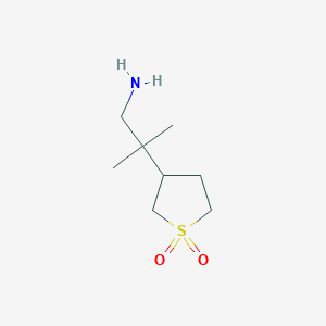 3-(1-Amino-2-methylpropan-2-yl)tetrahydrothiophene 1,1-dioxide