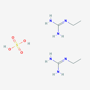 molecular formula C6H20N6O4S B1363418 1-Ethylguanidine sulfate 