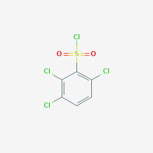 molecular formula C6H2Cl4O2S B13634199 2,3,6-Trichlorobenzenesulfonyl chloride 