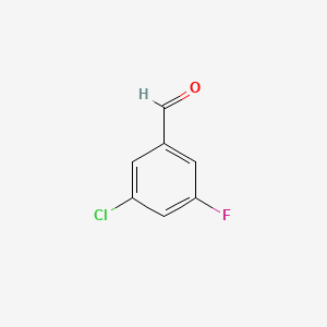 molecular formula C7H4ClFO B1363420 3-氯-5-氟苯甲醛 CAS No. 90390-49-1
