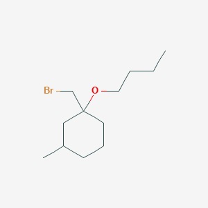 1-(Bromomethyl)-1-butoxy-3-methylcyclohexane