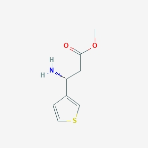 Methyl (r)-3-amino-3-(thiophen-3-yl)propanoate