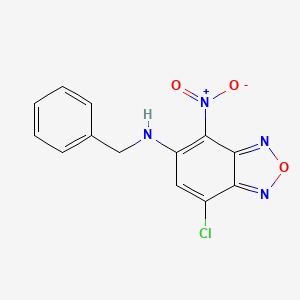 molecular formula C13H9ClN4O3 B1363427 5-Benzylamino-7-chloro-4-nitrobenzofurazan 