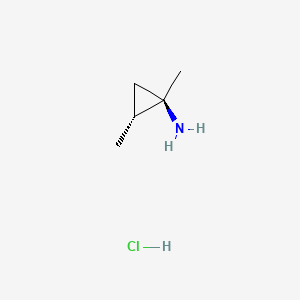 (1R,2R)-1,2-dimethylcyclopropan-1-aminehydrochloride