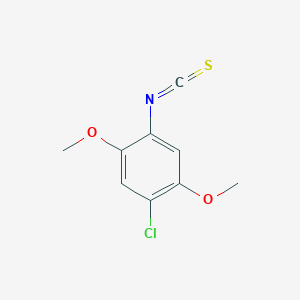 molecular formula C9H8ClNO2S B1363430 1-Chloro-4-isothiocyanato-2,5-dimethoxybenzene CAS No. 306935-82-0