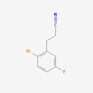 3-(2-Bromo-5-fluorophenyl)propanenitrile