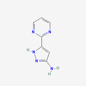 5-(pyrimidin-2-yl)-1H-pyrazol-3-amine