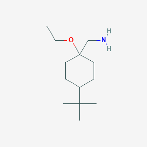 (4-(Tert-butyl)-1-ethoxycyclohexyl)methanamine