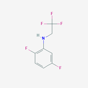 2,5-difluoro-N-(2,2,2-trifluoroethyl)aniline