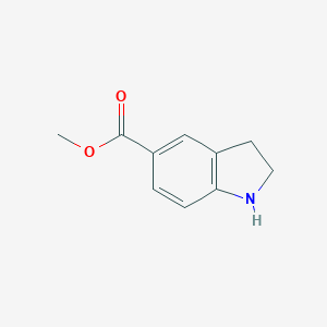 molecular formula C10H11NO2 B136344 吲哚啉-5-甲酸甲酯 CAS No. 141452-01-9