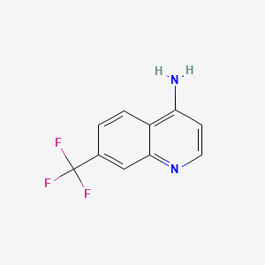 molecular formula C10H7F3N2 B1363440 4-Amino-7-(trifluoromethyl)quinoline CAS No. 243666-11-7