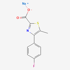 Sodium4-(4-fluorophenyl)-5-methyl-1,3-thiazole-2-carboxylate