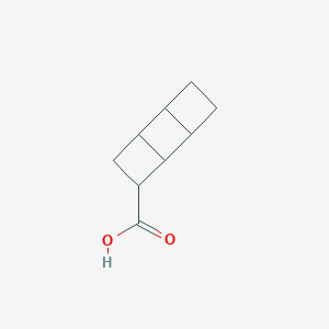 molecular formula C9H12O2 B13634406 Tricyclo[4.2.0.02,5]octane-3-carboxylic acid 