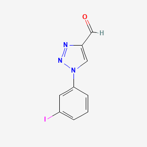 1-(3-Iodophenyl)-1h-1,2,3-triazole-4-carbaldehyde