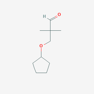 3-(Cyclopentyloxy)-2,2-dimethylpropanal