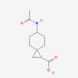 6-Acetamidospiro[2.5]octane-1-carboxylic acid