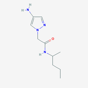 2-(4-Amino-1h-pyrazol-1-yl)-N-(pentan-2-yl)acetamide