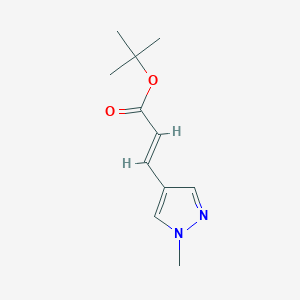 tert-butyl 3-(1-methyl-1H-pyrazol-4-yl)acrylate