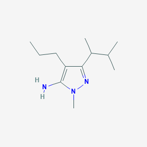 1-Methyl-3-(3-methylbutan-2-yl)-4-propyl-1h-pyrazol-5-amine