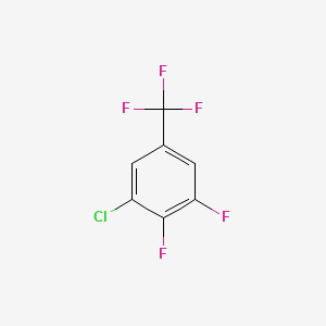 molecular formula C7H2ClF5 B1363454 1-Chloro-2,3-difluoro-5-(trifluoromethyl)benzene CAS No. 77227-99-7
