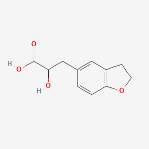 3-(2,3-Dihydrobenzofuran-5-yl)-2-hydroxypropanoic acid