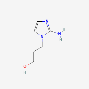 3-(2-amino-1H-imidazol-1-yl)propan-1-ol