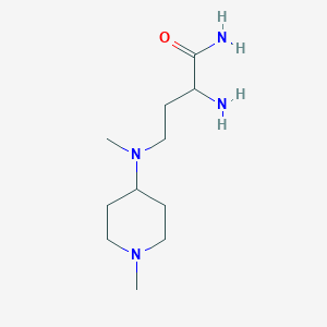 2-Amino-4-(methyl(1-methylpiperidin-4-yl)amino)butanamide