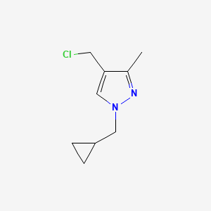 4-(chloromethyl)-1-(cyclopropylmethyl)-3-methyl-1H-pyrazole