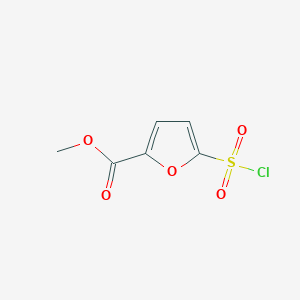 molecular formula C6H5ClO5S B1363464 Methyl 5-(Chlorosulfonyl)-2-Furoate CAS No. 69816-05-3