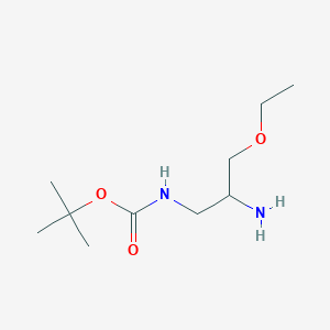 Tert-butyl (2-amino-3-ethoxypropyl)carbamate