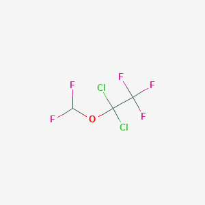 molecular formula C3HCl2F5O B1363466 1,1-二氯-1-(二氟甲氧基)-2,2,2-三氟乙烷 CAS No. 32778-07-7