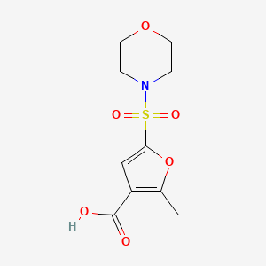 molecular formula C10H13NO6S B1363468 2-Methyl-5-(Morpholinosulfonyl)-3-Furoic Acid CAS No. 306936-37-8