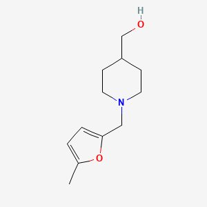 (1-((5-Methylfuran-2-yl)methyl)piperidin-4-yl)methanol