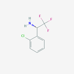 (1S)-1-(2-Chlorophenyl)-2,2,2-trifluoroethylamine