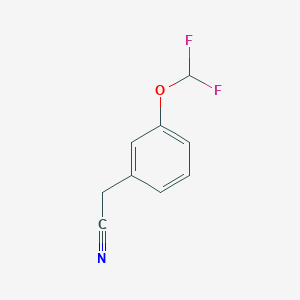 molecular formula C9H7F2NO B1363472 3-(Difluoromethoxy)phenylacetonitrile CAS No. 41429-18-9