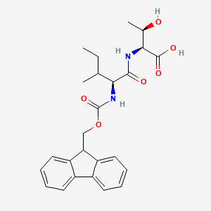 (2S,3R)-2-[(2S)-2-({[(9H-fluoren-9-yl)methoxy]carbonyl}amino)-3-methylpentanamido]-3-hydroxybutanoic acid