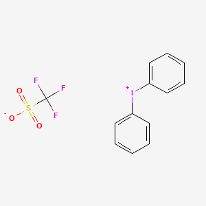 molecular formula C13H10F3IO3S B1363474 三氟甲磺酸二苯基碘 CAS No. 66003-76-7