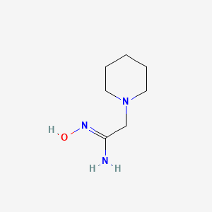 molecular formula C7H15N3O B1363477 2-哌啶基乙酰胺肟 CAS No. 175136-64-8