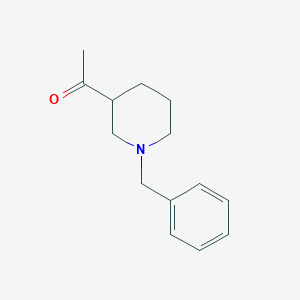 molecular formula C14H19NO B13634790 1-(1-Benzylpiperidin-3-YL)ethan-1-one 