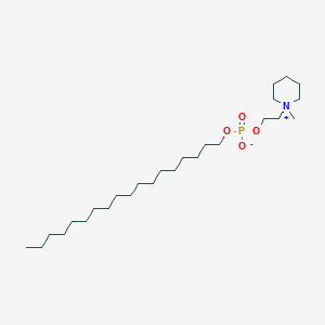 molecular formula C26H54NO4P B136348 octadecyl-(2-(N-methylpiperidino)ethyl)phosphate CAS No. 146764-26-3