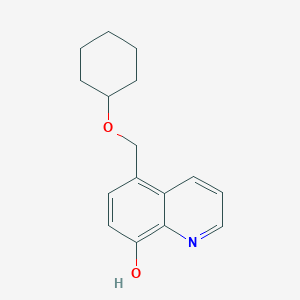 5-[(Cyclohexyloxy)methyl]quinolin-8-ol