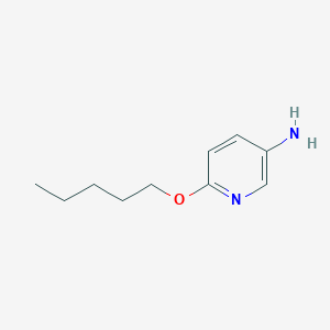 molecular formula C10H16N2O B13634937 6-(Pentyloxy)pyridin-3-amine 